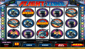 Flight Zone mit Super Bonus Round Mission