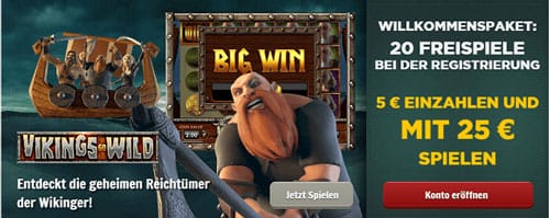 Online Casinos mit 1 Euro Einzahlung und Bonus, 1 euro einzahlen und mit 20 euro spielen.