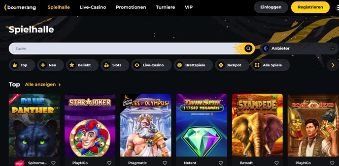 Boomerang bitcoin Casino