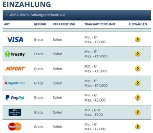 SunnyPlayer - zahlen mit PayPal und Paysafecard ab 1 Euro Guthaben
